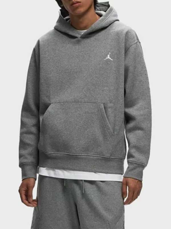 Jordan Brooklyn Fleece Pullover Grey Hoodie