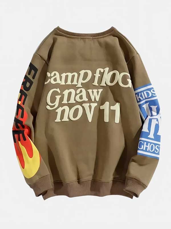 Kendall Jenner Lucky Me See I Ghosts Crewneck Sweatshirt