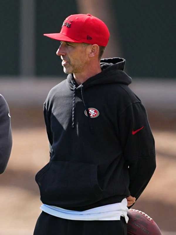 Kyle Shanahan San Francisco 49ers Black Pullover Hoodie