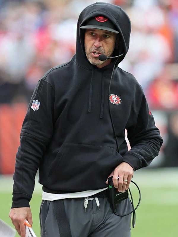 Kyle Shanahan San Francisco 49ers Black Pullover Hoodie