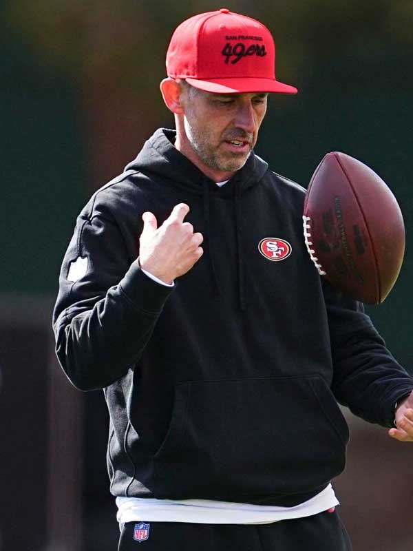 Kyle Shanahan San Francisco 49ers Black Pullover Hoodie