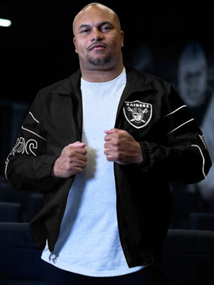 Las Vegas Raiders Al Davis Gust Oxford Jacket