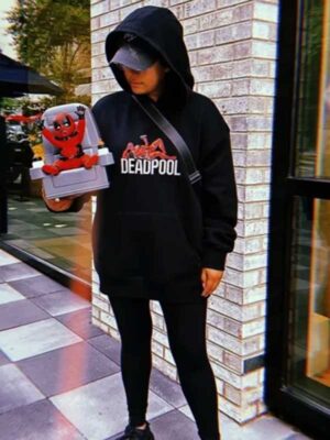 Marvel Deadpool And Wolverine Black Pullover Hoodie