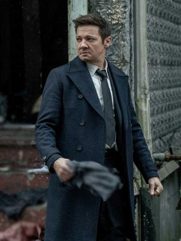 Mayor of Kingstown S03 Mike McLusky Jeremy Renner Coat