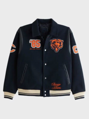 NFL 2024 Abercrombie Chicago Bears Varsity Bomber Jacket