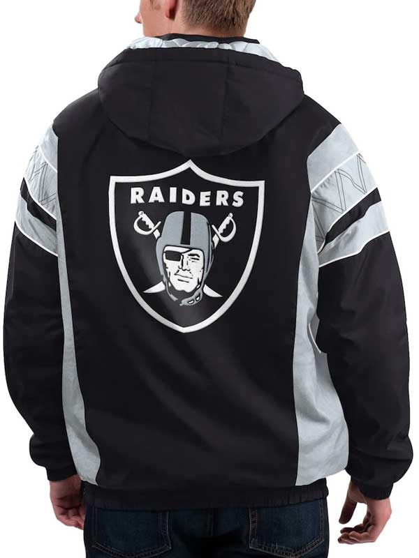 NFL Las Vegas Raiders Starter Half-Zip Hoodie Jacket