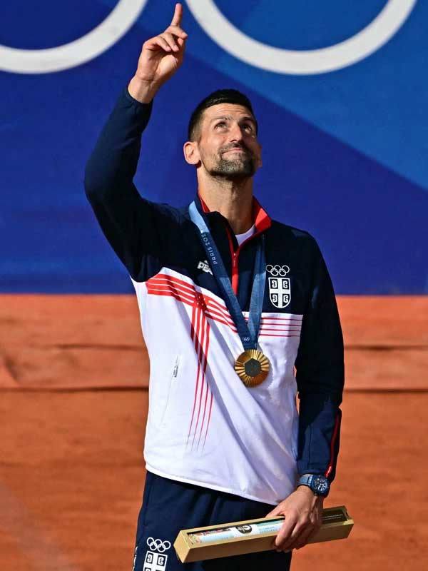 Novak Djokovic Paris 2024 Olympics Team Serbia Tracksuit