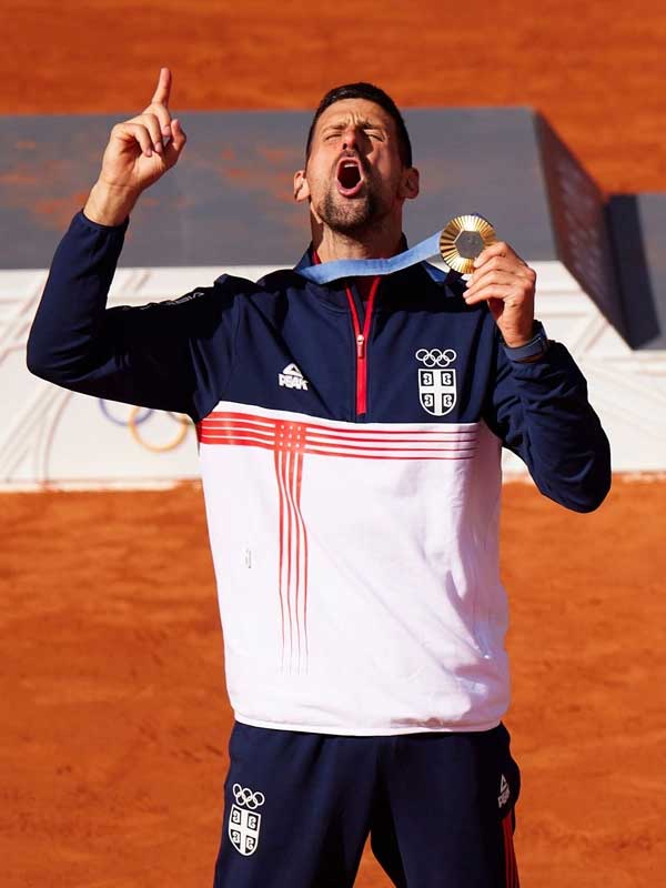 Novak Djokovic Paris 2024 Olympics Team Serbia Tracksuit