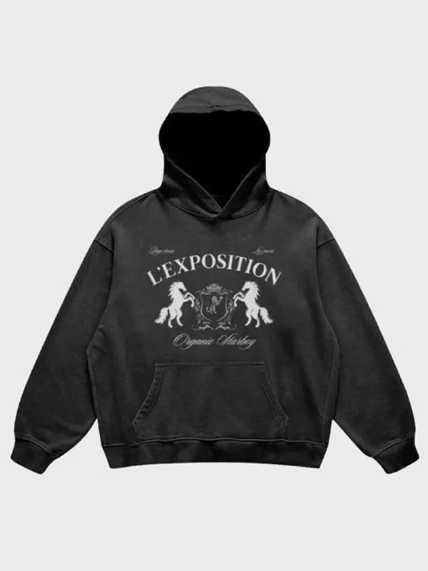 Organic Starboy L’Exposition Oversized Pullover Hoodie