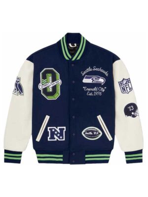 OVO x NFL Seattle Seahawks Varsity Bomber Jacket