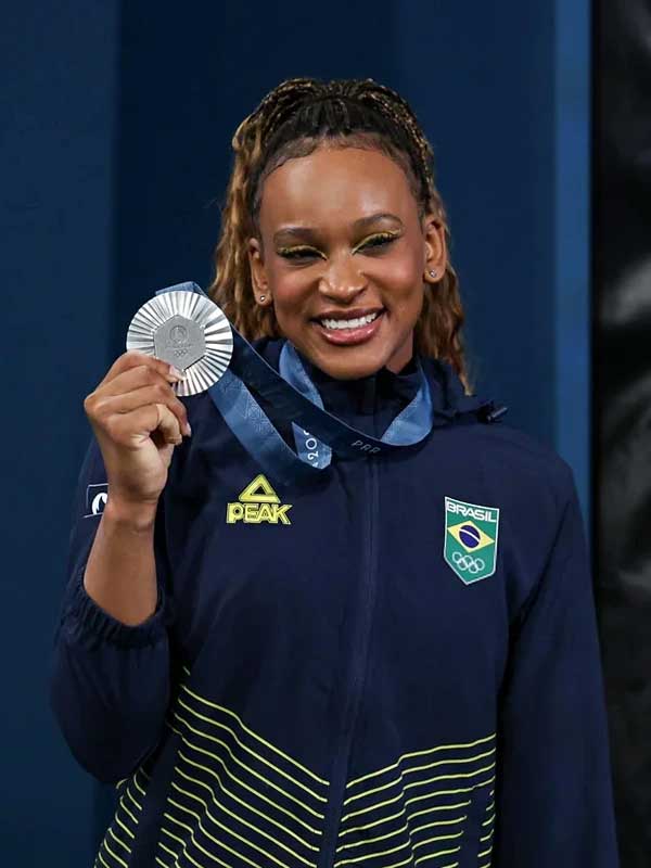 Paris 2024 Olympics Rebeca Andrade Team Brazil Jacket