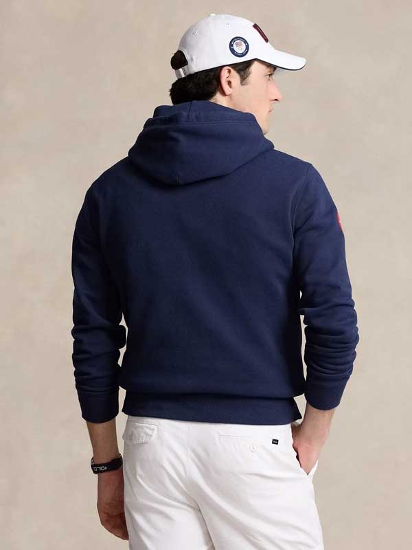 Paris Olympics 2024 Team USA Fleece Blue Hoodie