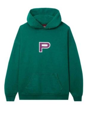POWERS SUPPLY Block P 5 Green Pullover Hoodie