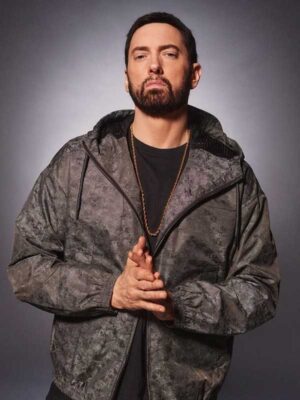 Slim Shady Eminem vs Marshall Mathers Hooded Blouson Jacket