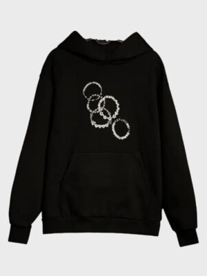Taylor Swift The Eras Tour Friendship Bracelet Black Hoodie