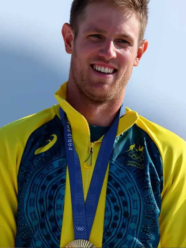 Team Australia Paris 2024 Olympics Yellow Jacket