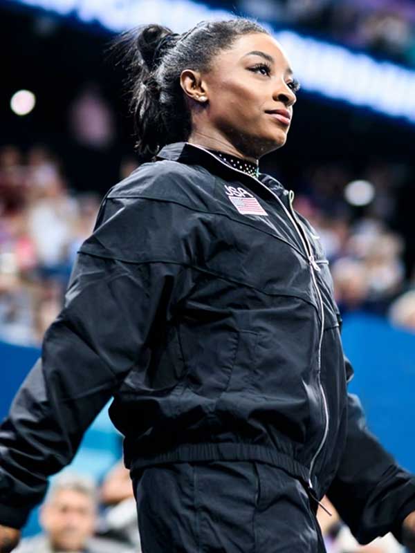 Team USA Paris 2024 Olympics Simone Biles Track Jacket