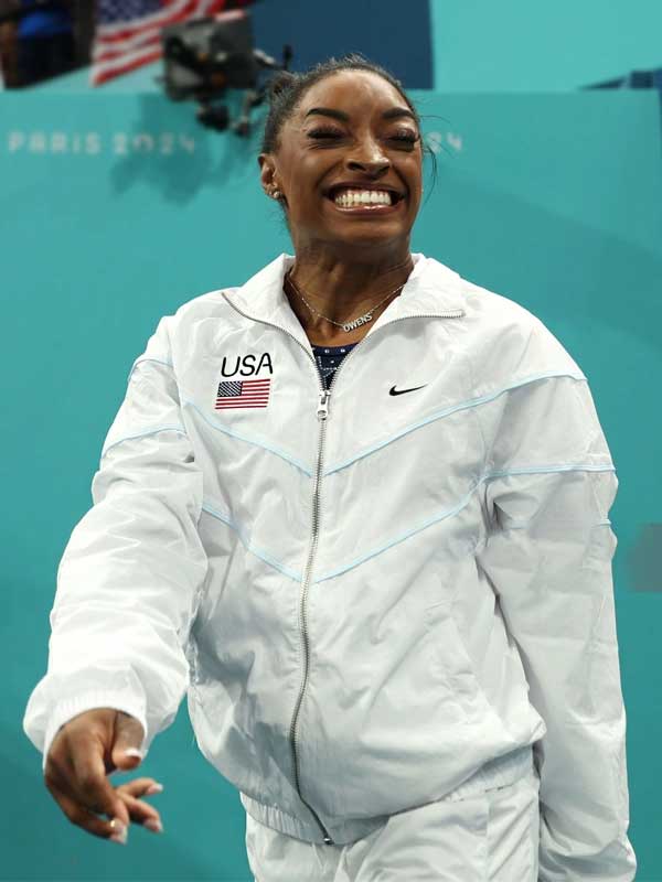 Team USA Paris 2024 Olympics Simone Biles Track Jacket