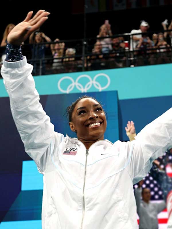 Team USA Paris 2024 Olympics Simone Biles Track Jacket