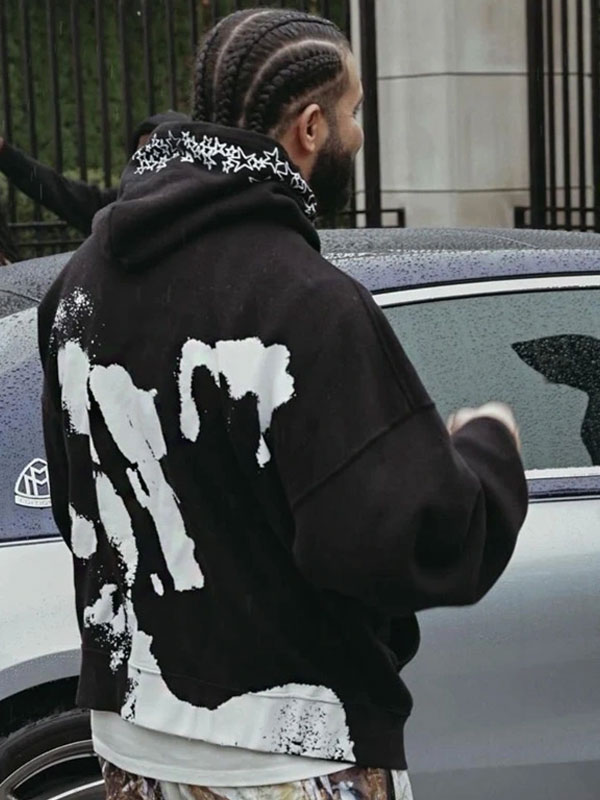 Unisex Drake Hate Survivor Black Oversized Hoodie