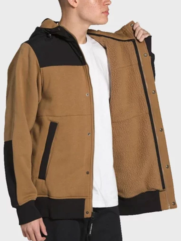 Unisex Highrail The North Face Fleece Hooded Jacket