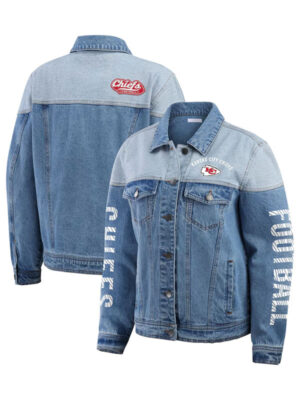 Unisex Kansas City Chiefs Football Denim Jacket