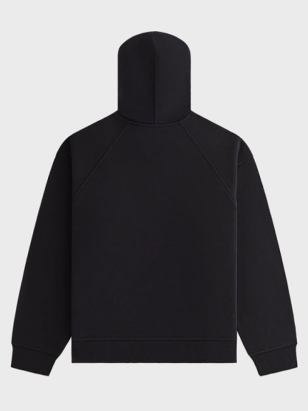 Unisex Pullover Kith Maverick Panelled Black Hoodie