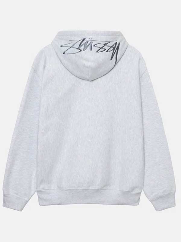Unisex Stussy Back Applique Pullover Hoodie