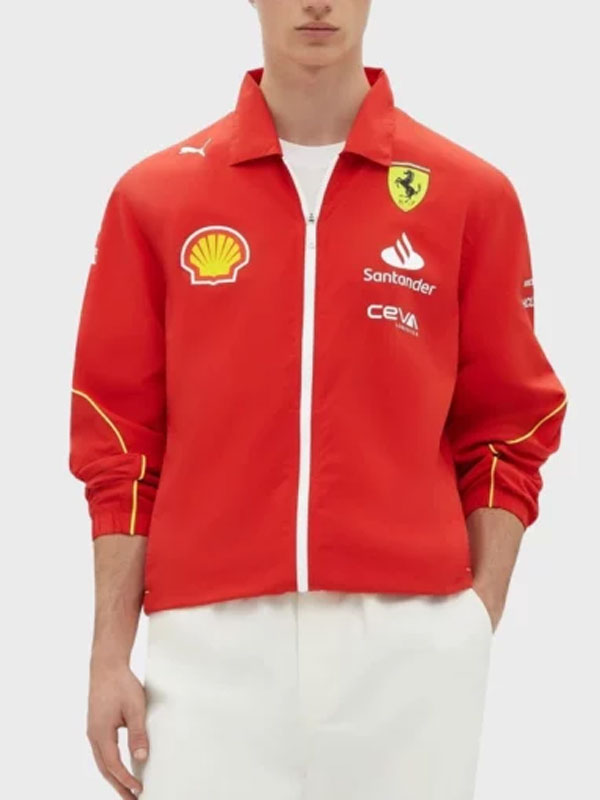 2024 F1 Team Puma Ferrari Coach Soft-Shell Jacket
