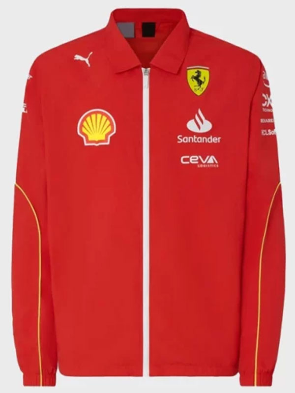 2024 F1 Team Puma Ferrari Coach Soft-Shell Jacket