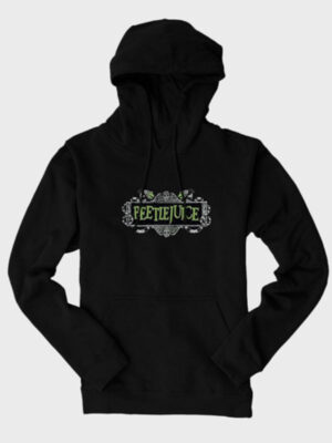 2024 Halloween Beetlejuice Pullover Black Hoodie