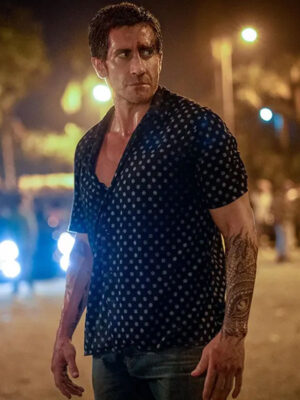 2024 Jake Gyllenhaal Road House Polka Dot Shirt