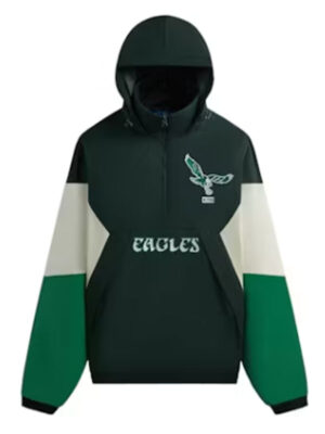 2024 NFL 47 Kith Eagles Quarter-Zip Hooded Jacket