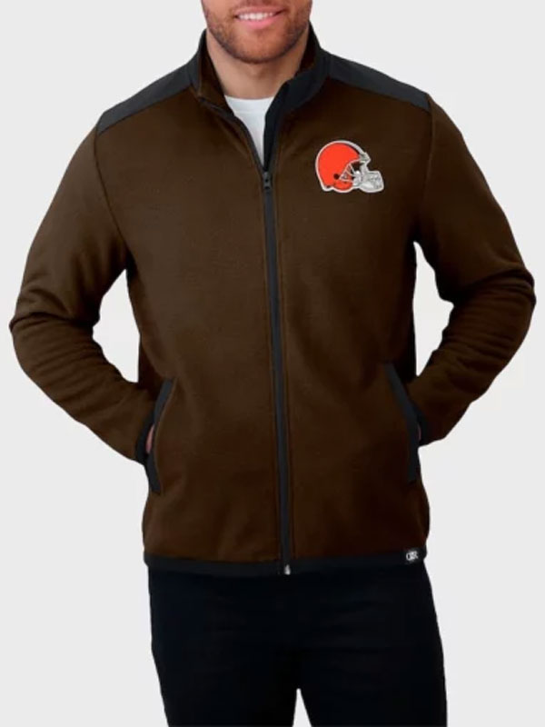 2024 NFL Cleveland Browns Fleece Full-Zip Jacket