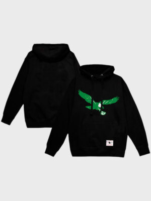 2024 NFL Eagles Mitchell & Ness Vintage Black Hoodie