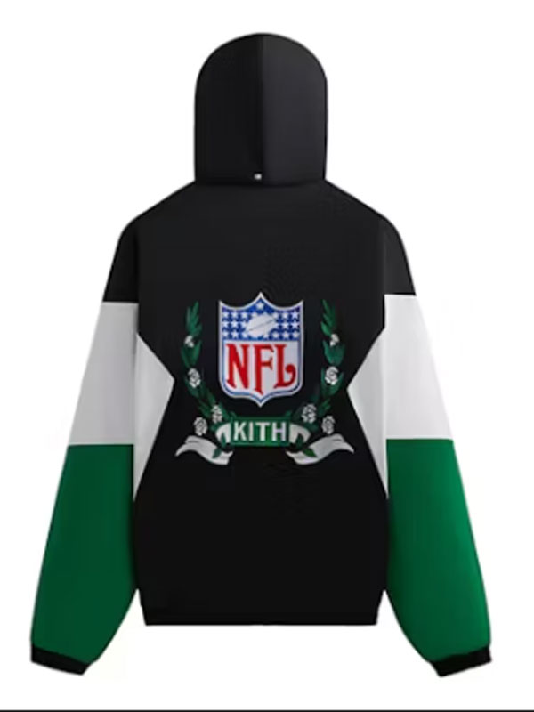 2024 NFL Kith 47 Jets Quarter Zip Hooded Jacket