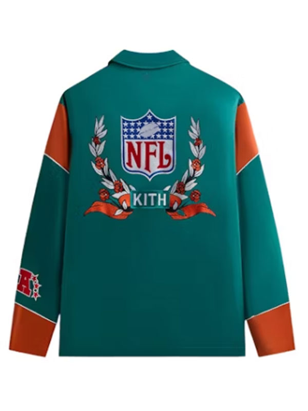 2024 NFL Kith 47 Miami Dolphins Kieran Coaches Jacket