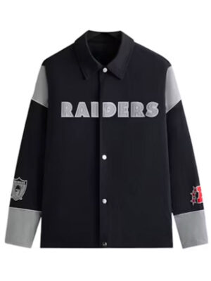 2024 NFL Kith 47 Raiders Kieran Coaches Varsity Jacket