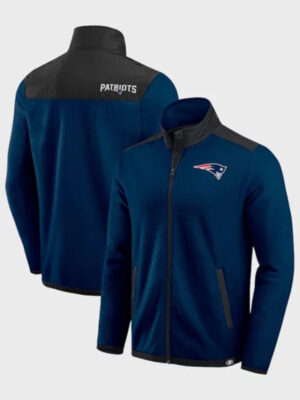 2024 NFL New England Patriots Fleece Navy Blue Jacket