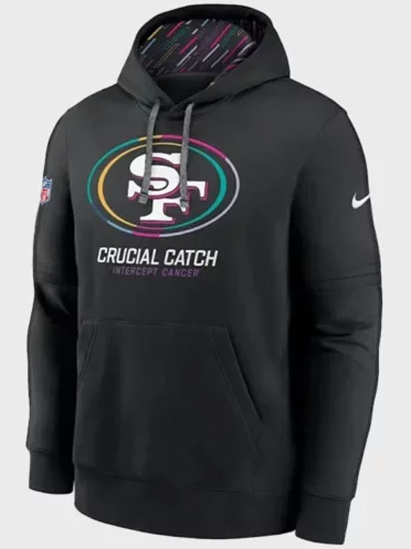 2024 NFL SF 49ers Nike Crucial Catch Pullover Hoodie