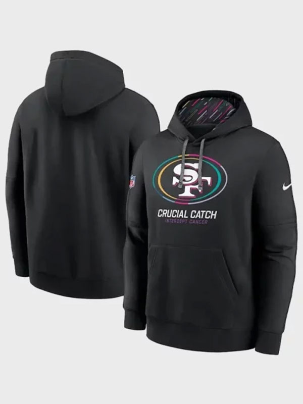 2024 NFL SF 49ers Nike Crucial Catch Pullover Hoodie
