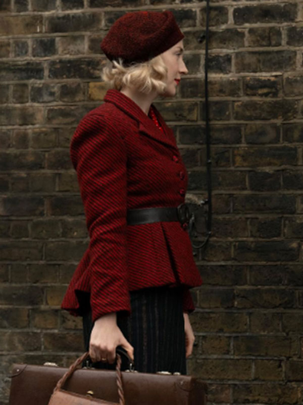 2024 Saoirse Ronan Rita Blitz Tweed Blazer
