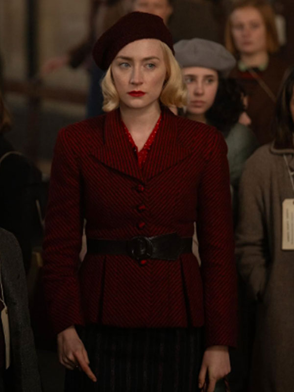 2024 Saoirse Ronan Rita Blitz Tweed Blazer