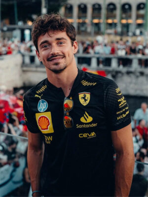 2024 Scuderia Ferrari Monza GP Special Edition Black T-shirt