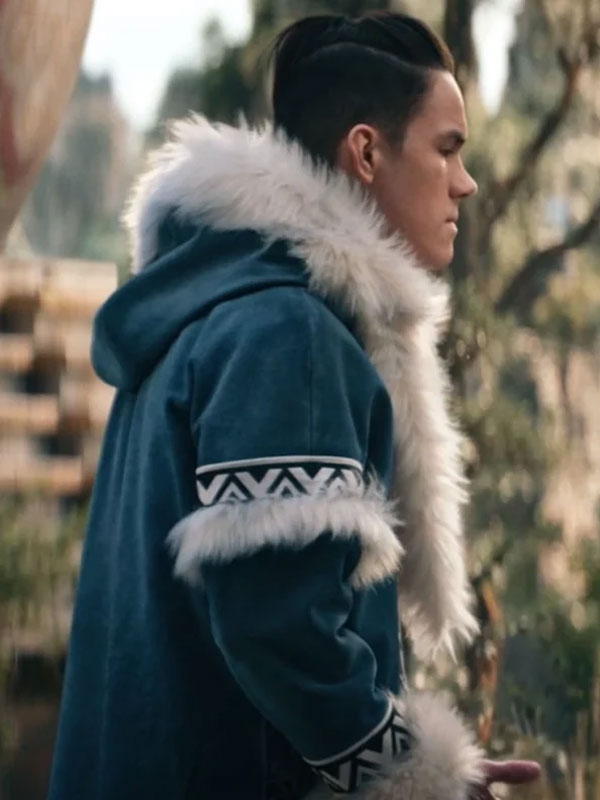 2024 Sokka Avatar The Last Airbender Blue Hooded Coat