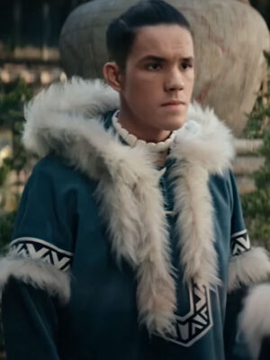 2024 Sokka Avatar The Last Airbender Blue Hooded Coat