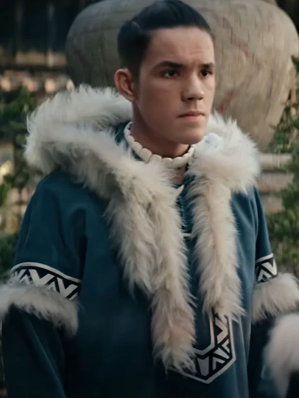 2024 Sokka Avatar The Last Airbender Blue Hooded Coat