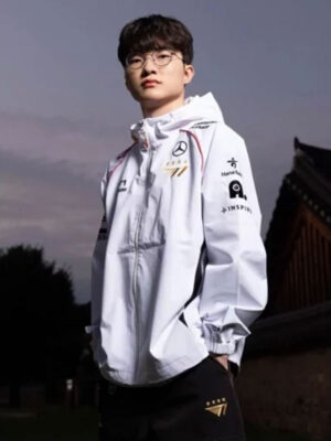 2024 T1 Worlds White Uniform Jacket