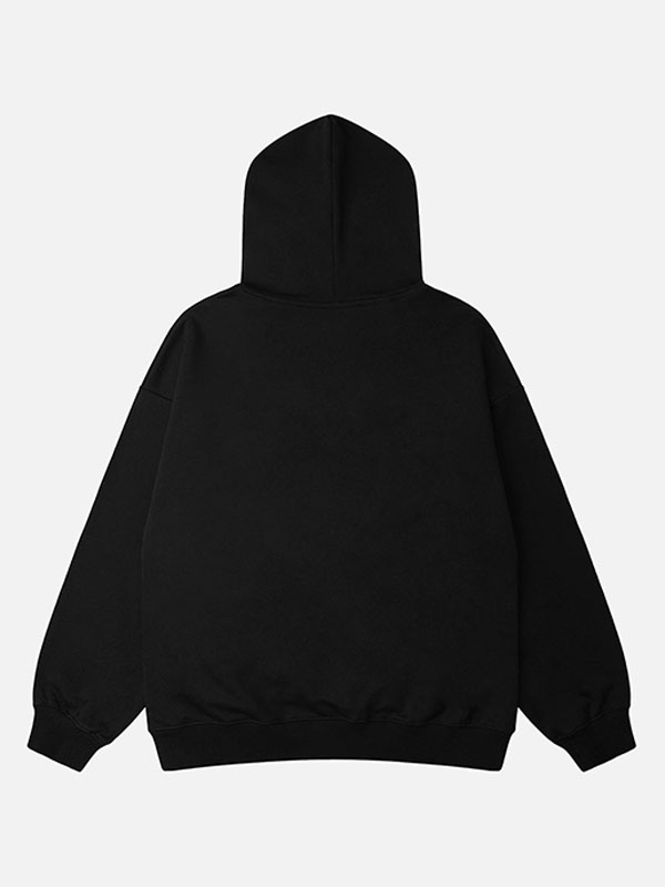 Aelfric Eden Graffiti pointed Star Fleece Pullover Hoodie