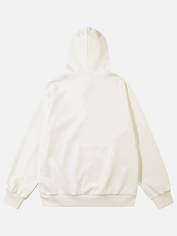 Aelfric Eden Graffiti pointed Star Fleece Pullover Hoodie